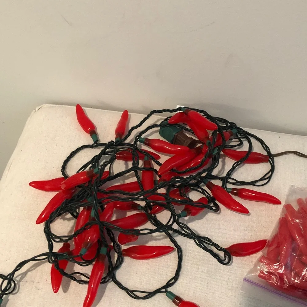 Red Chili Peppers Fiesta Party Decorations Bundle Lot Please Read Post